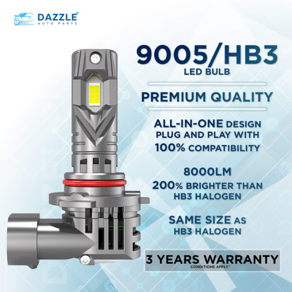 Dazzel plus 9005 HB3 P1