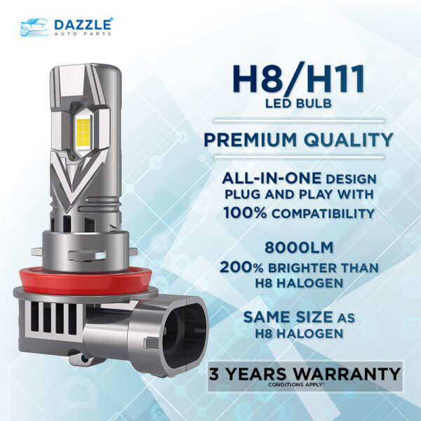 Dazzel plus H8 H11 P1